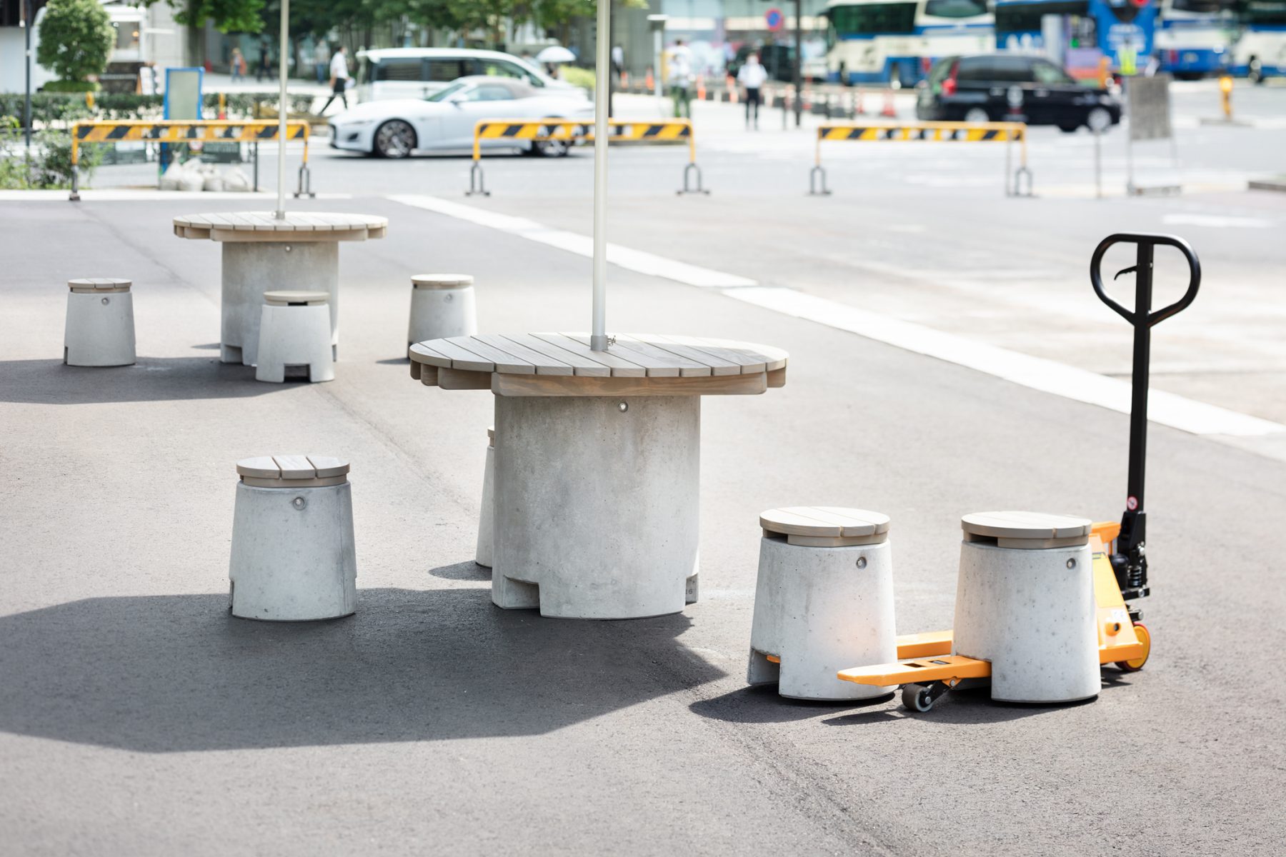 Bench/Table/Stool for TOKYO TORCH Park