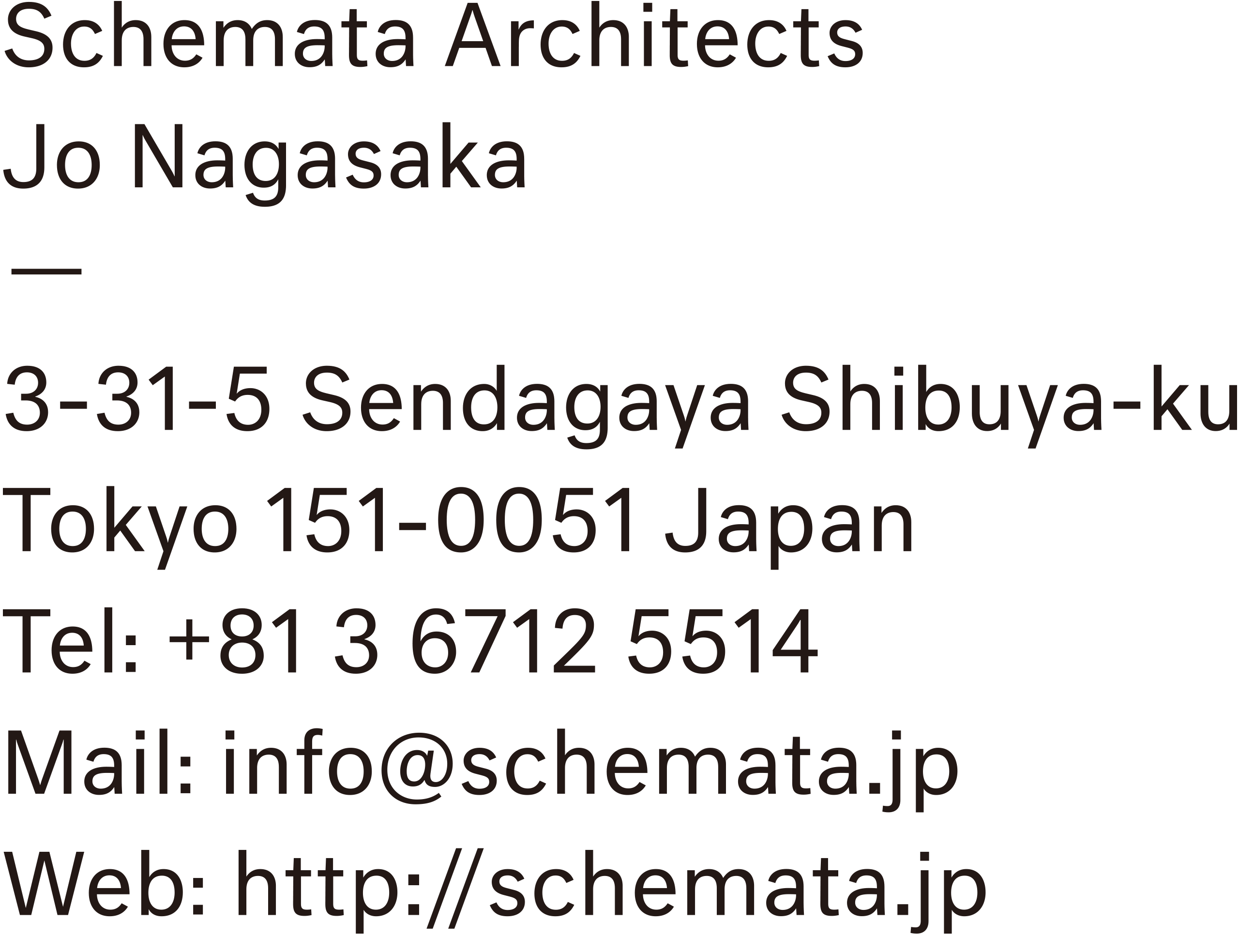 Schemata Architects / Jo Nagasaka